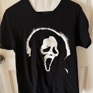 Glow in the dark Scream Ghost Face T-Shirt